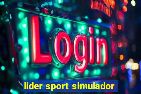 lider sport simulador